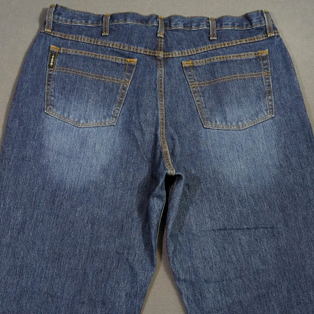 Cinch Jeans Men's 40x32 Blue Western Denim Black Label Loose Slightly Tapered